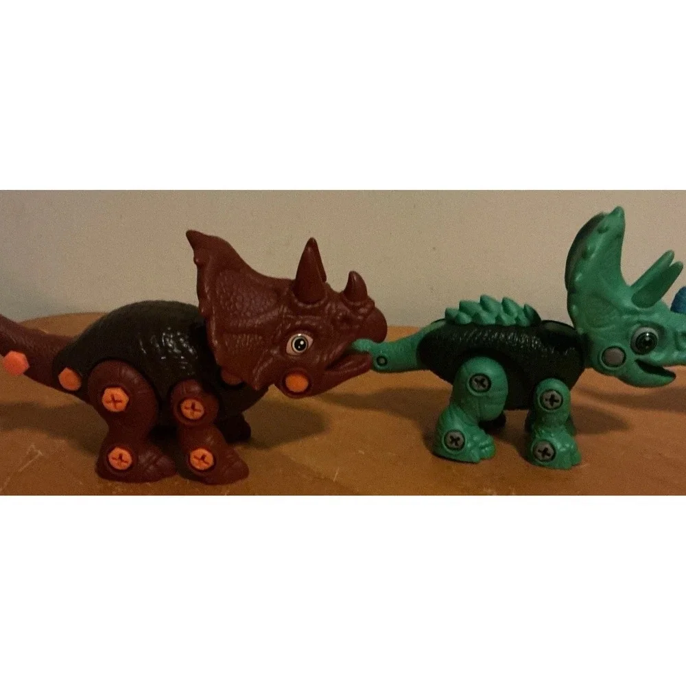 Take Part Stem‎ Building Dinosaurs With Power Drill And Screwdrivers, Lot Of 7